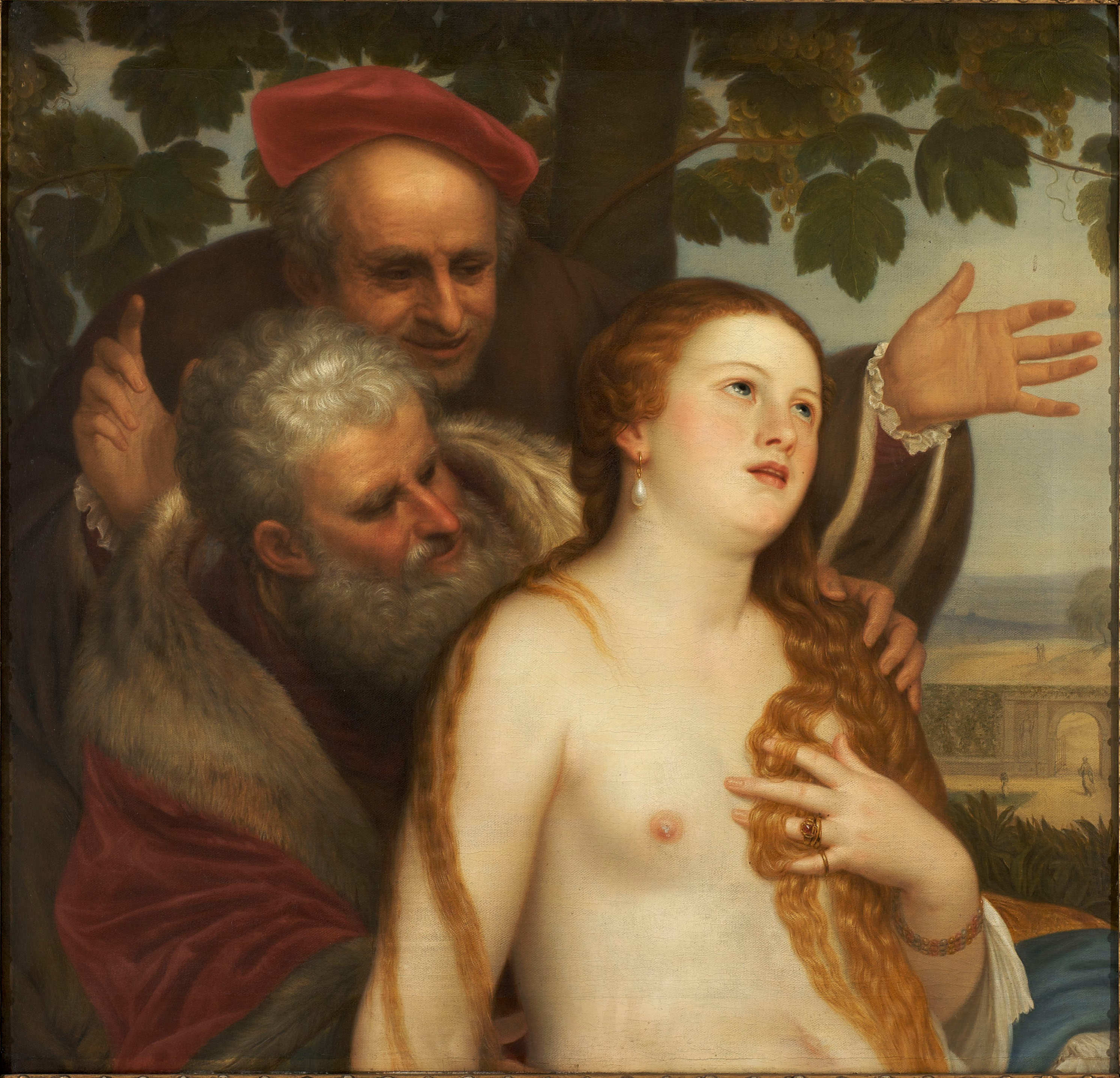 Copy of Tizian´s Suzanne at her bath